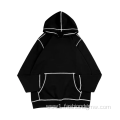 Fitted Contrast Stitch Double Men Hoodies